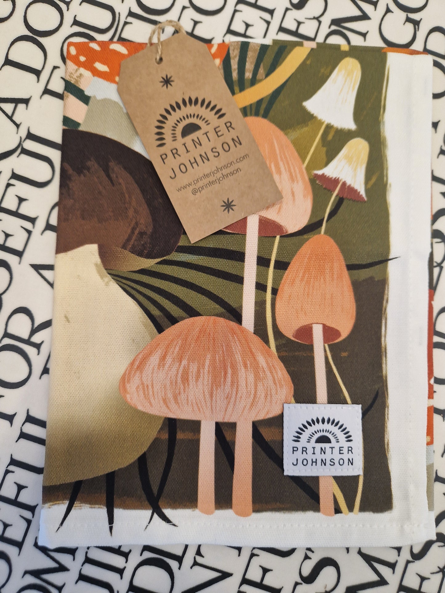 Printer Johnson Tea Towel