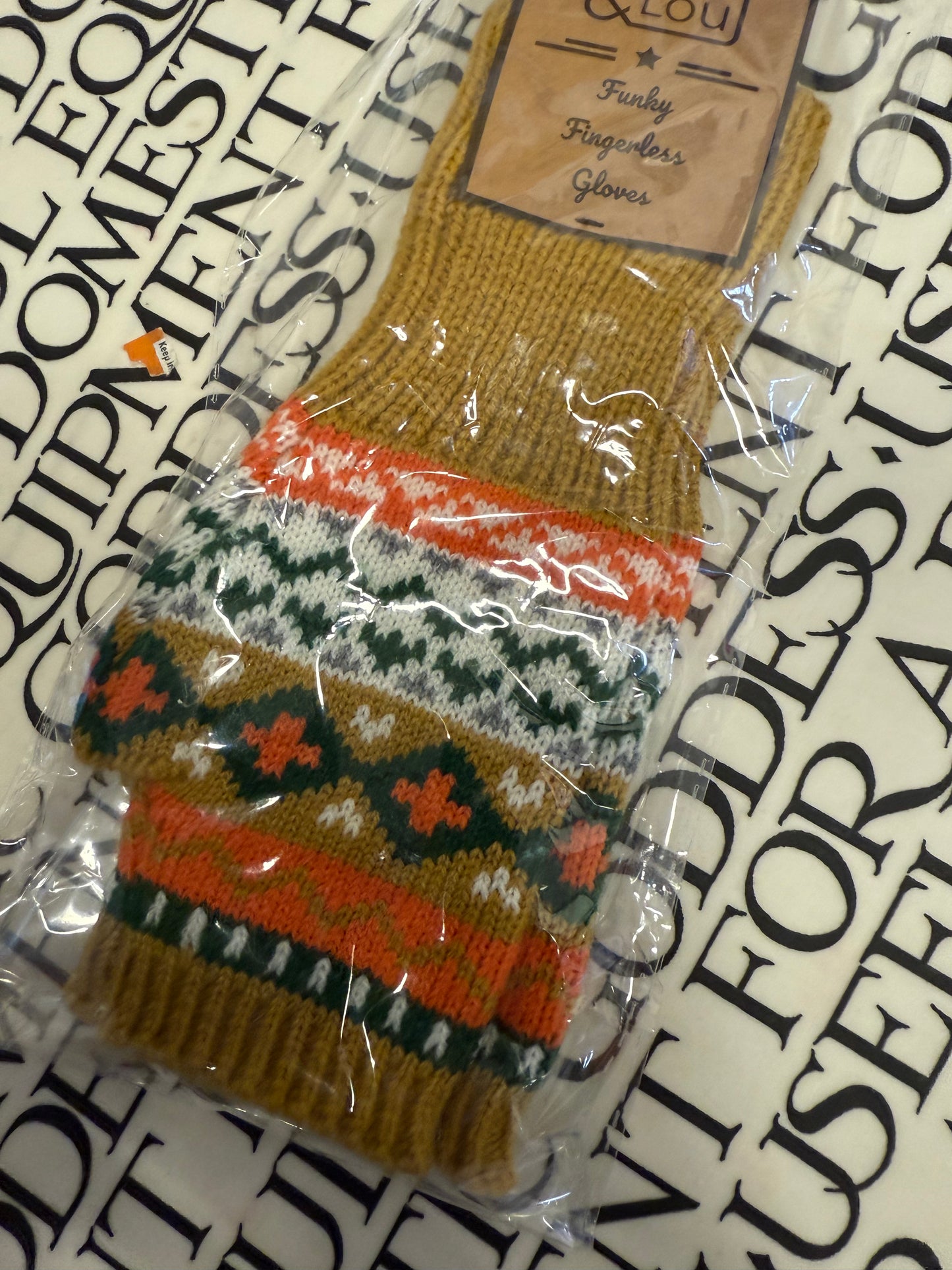 Jess & Lou Funky Fingerless Gloves