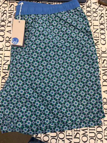 Boden Mens Blue and Green Swim Shorts XL, XXL