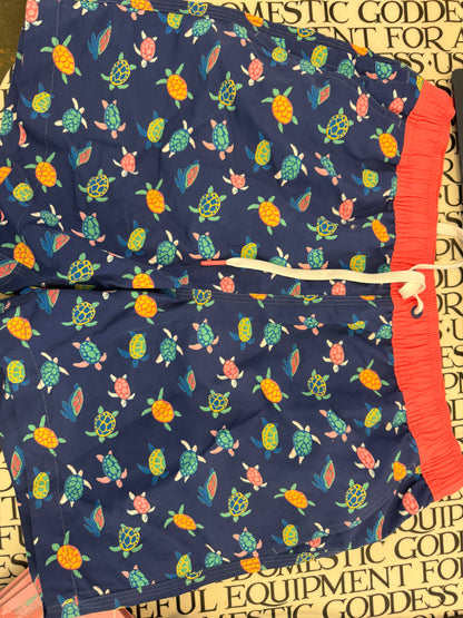 Boden Mens Turtle Swim Shorts S