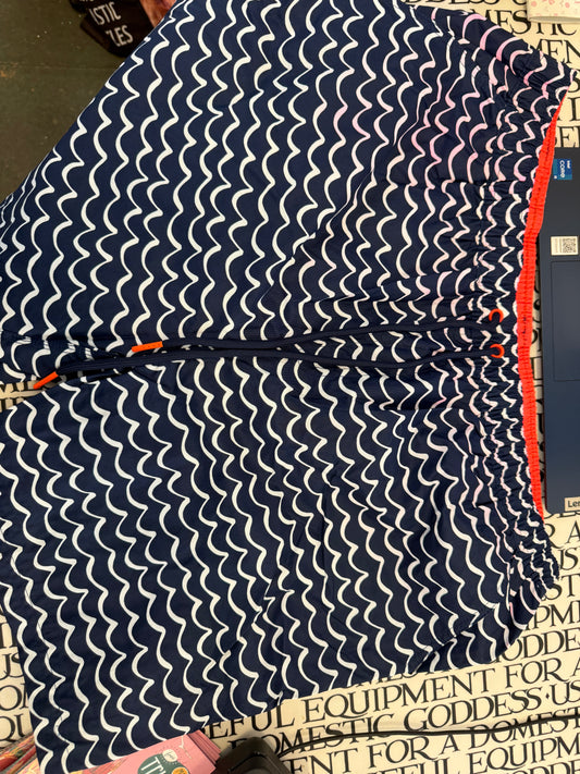 Boden Mens Striped Swim Shorts 42