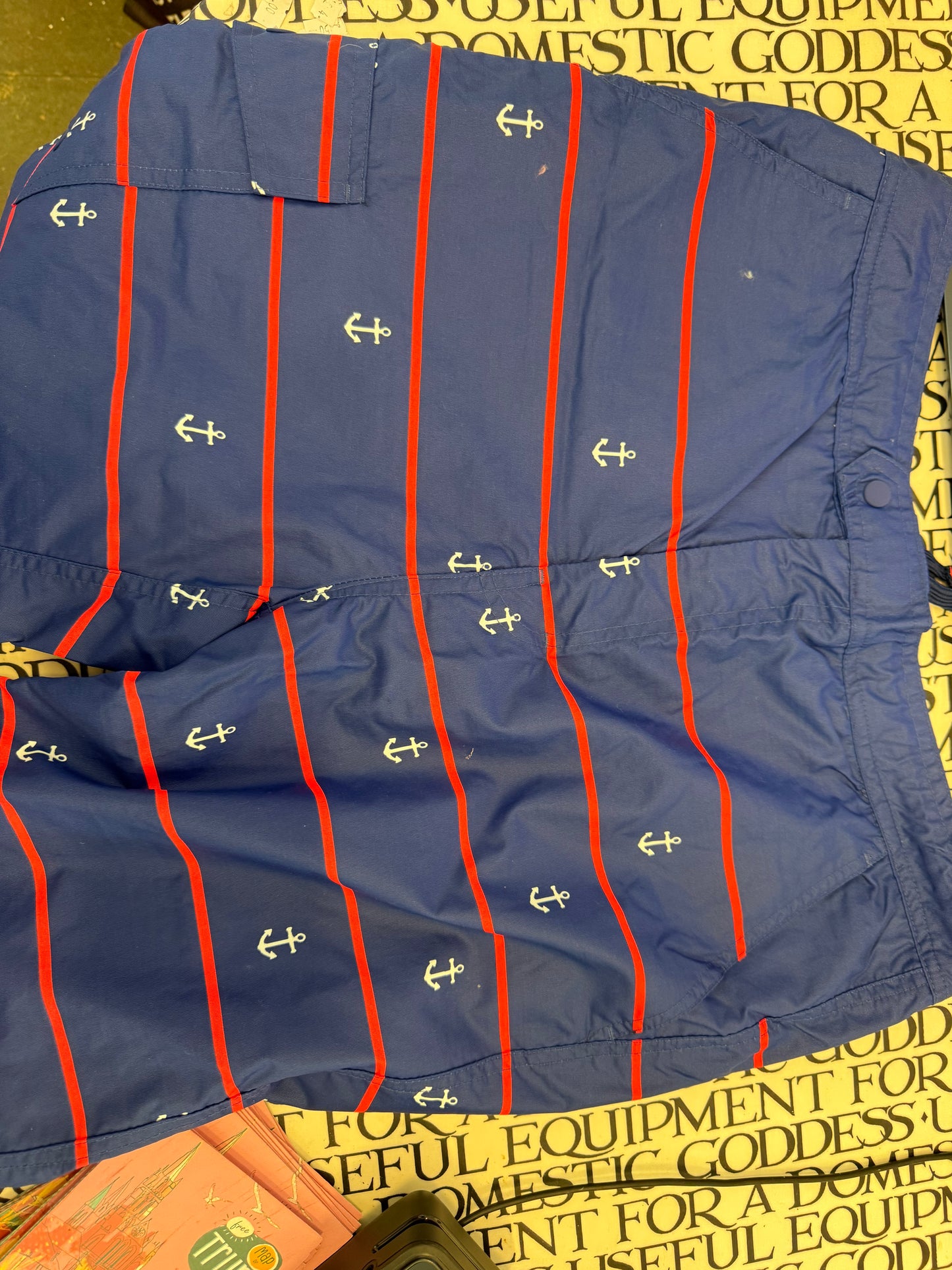 Boden Mens Anchor Swim Shorts 36