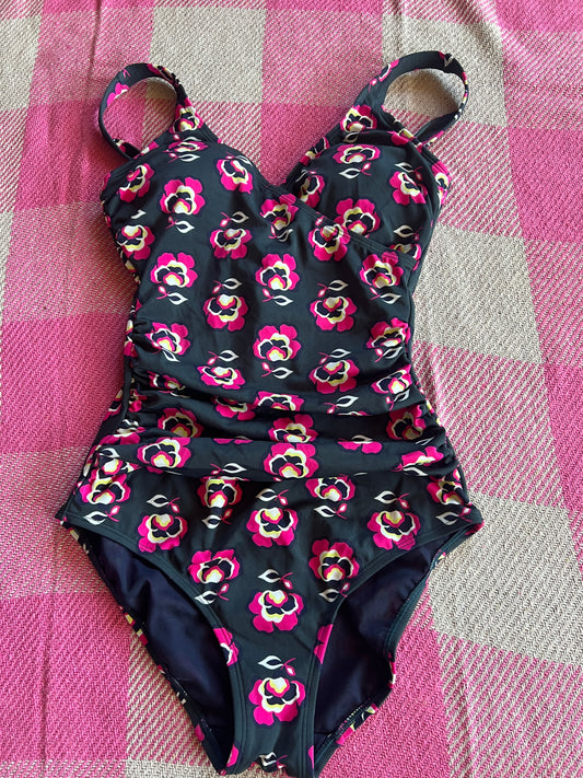 Boden Swimsuit Green Floral