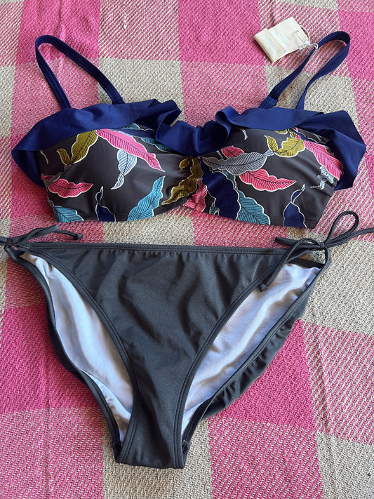Boden Bikini Grey Floral