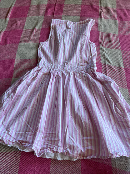 Jack Wills Pink Striped Dress