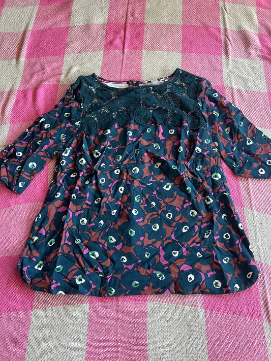 Boden Green Floral Top