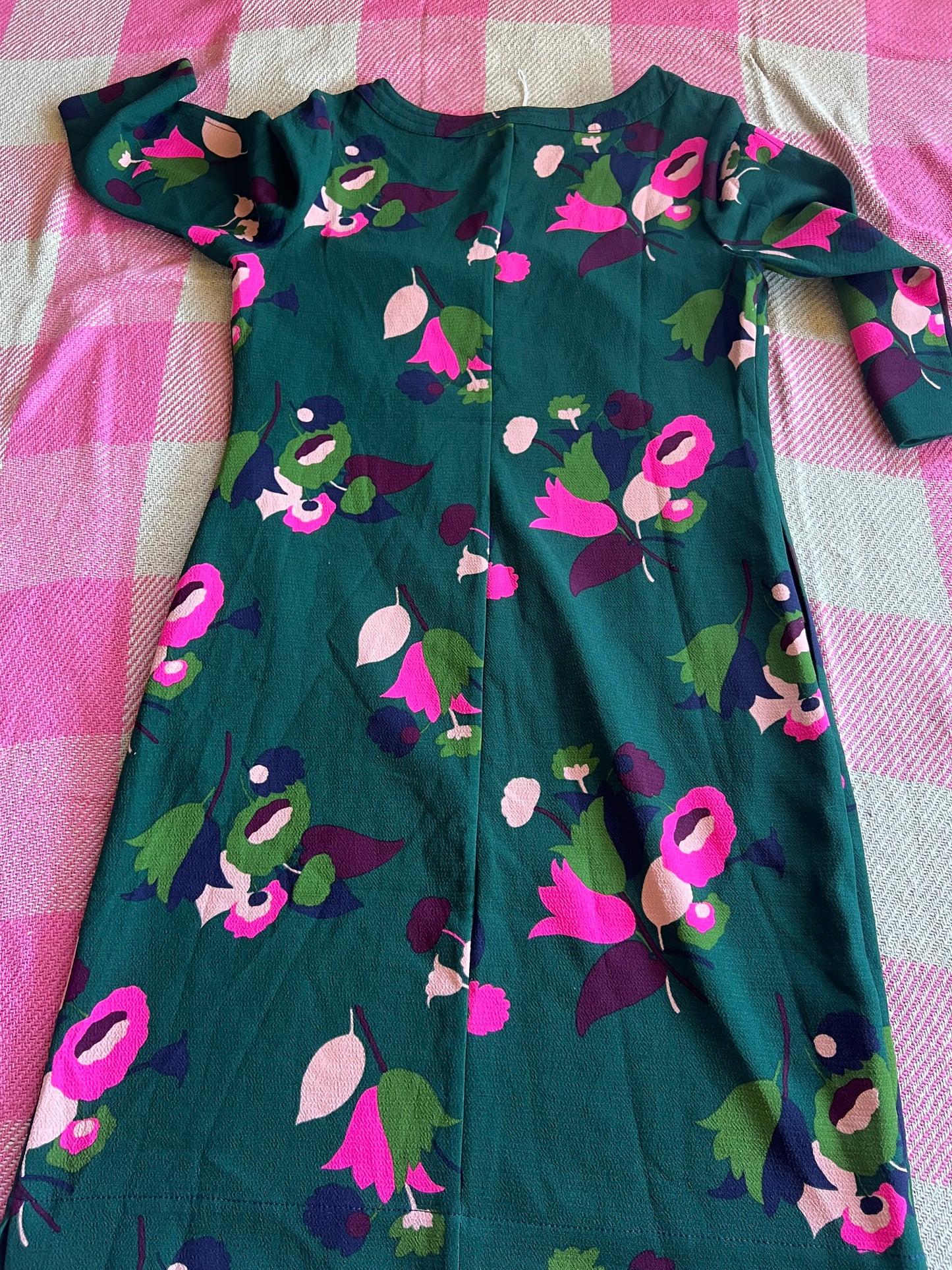 Boden Green Floral Dress
