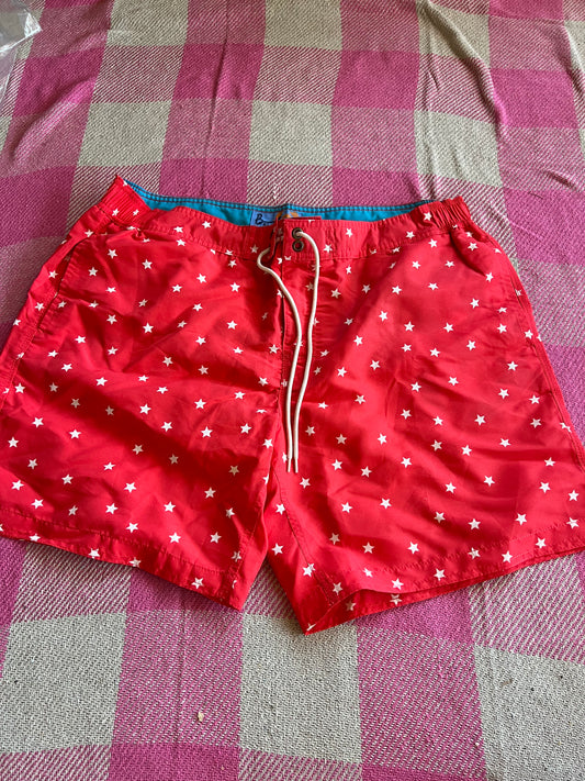 Boden Men’s Swimming Shorts Red