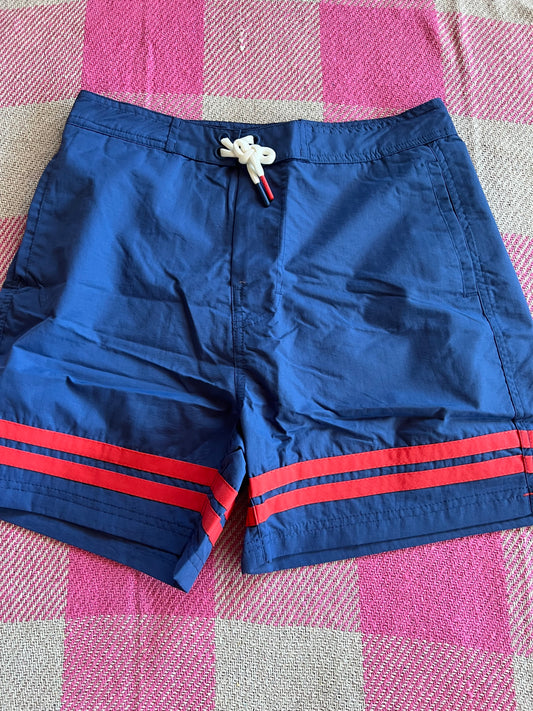 Boden Mens Swimming Shorts Blue