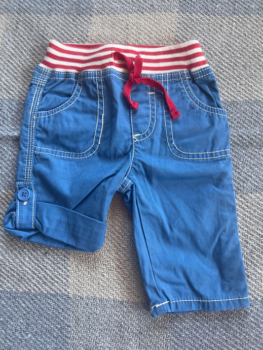 Baby Boden Surf Roll-up Trousers