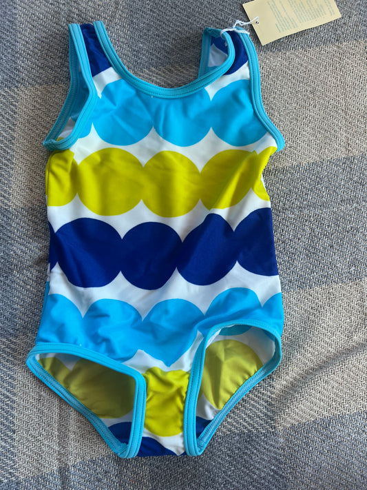 Mini Boden Spotted Swimsuit