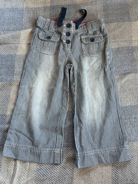 Mini Boden Striped Trousers