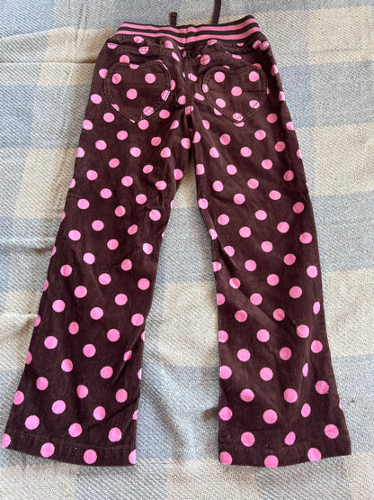 Mini Boden Brown Heart Trousers