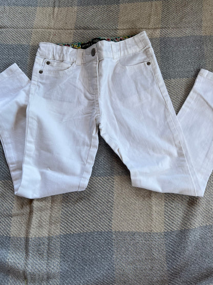 Mini Boden White Jeans
