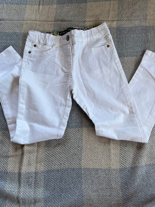 Mini Boden White Jeans