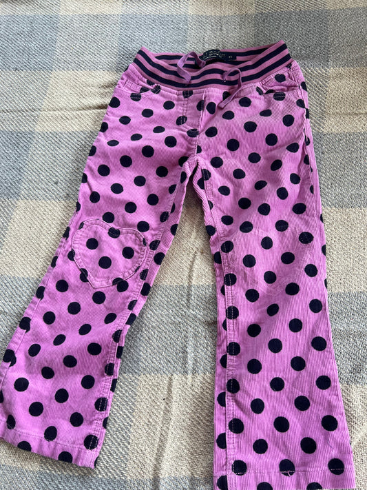 FAULTY Mini Boden Purple Trousers