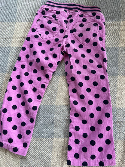 FAULTY Mini Boden Purple Trousers