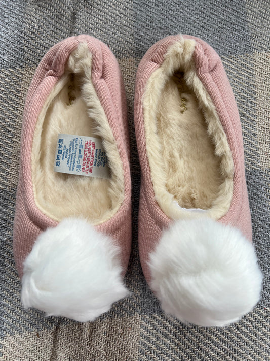 Boden Pompom Slippers