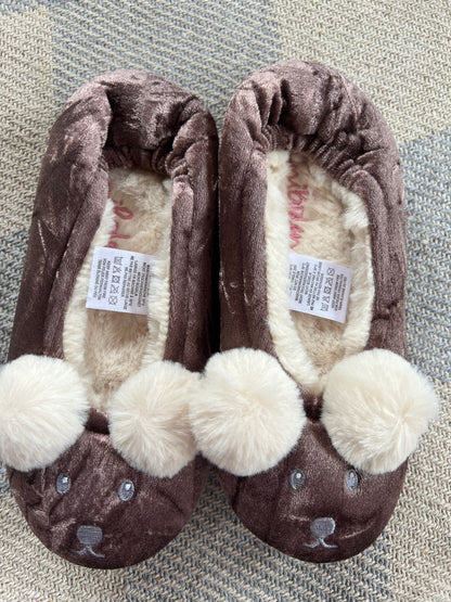 Mini Boden Bunny Slippers