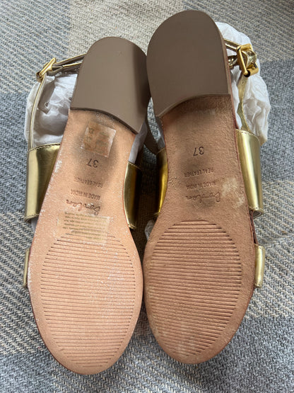 FAULTY Mini Boden Gold Sandals