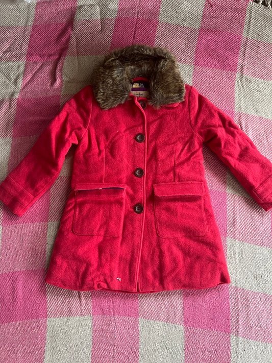 Mini Boden Red Coat
