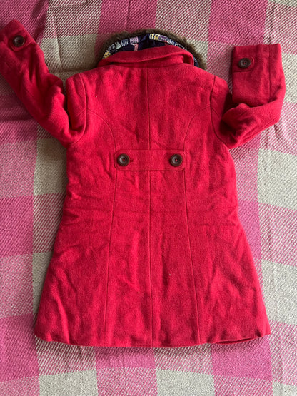 Mini Boden Red Coat