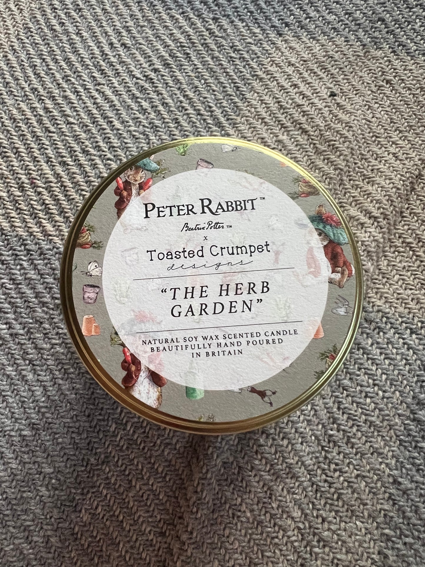 Toasted Crumpet Tin Candles