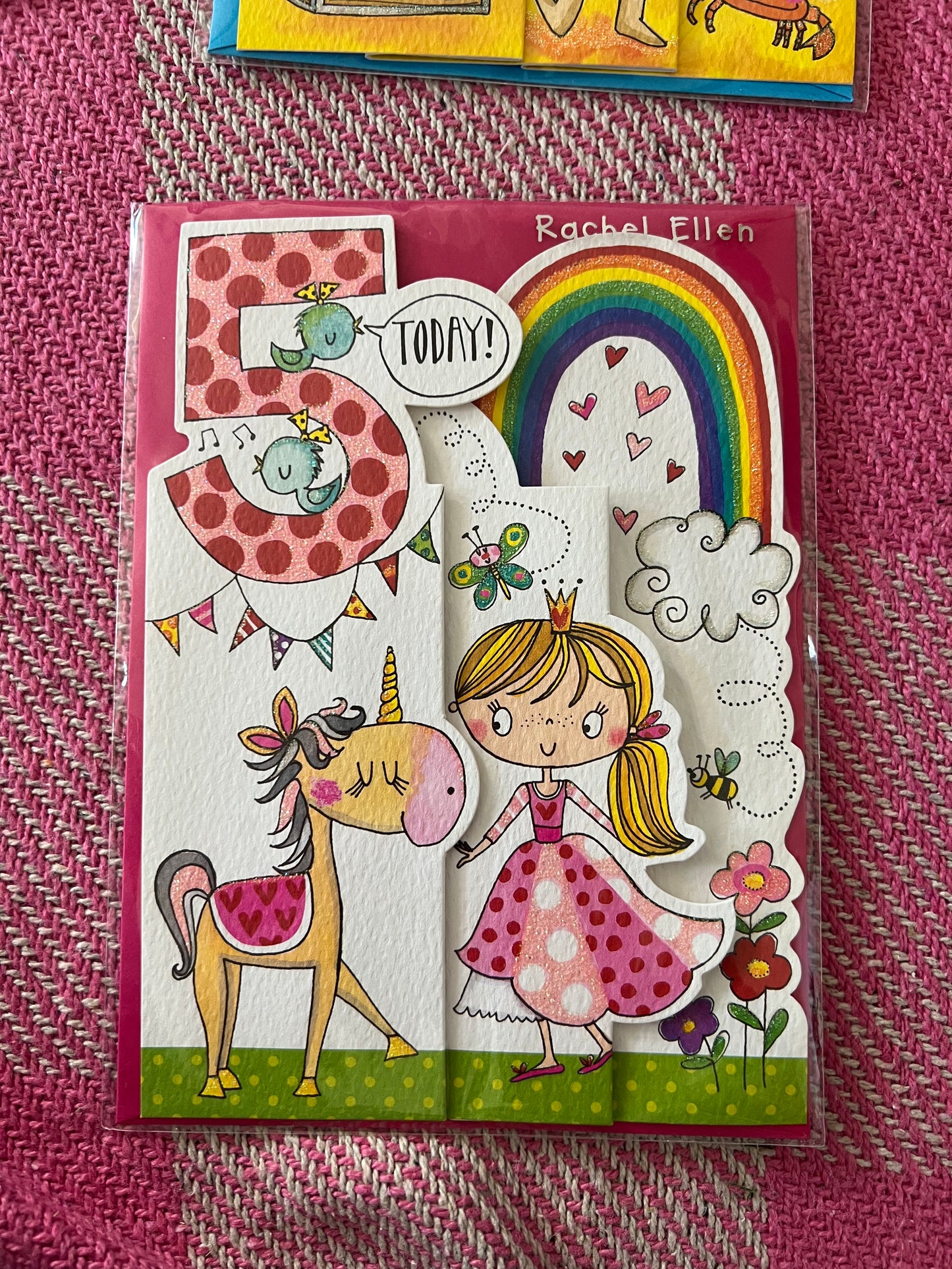 Rachel Ellen Number Birthday Card 1-5