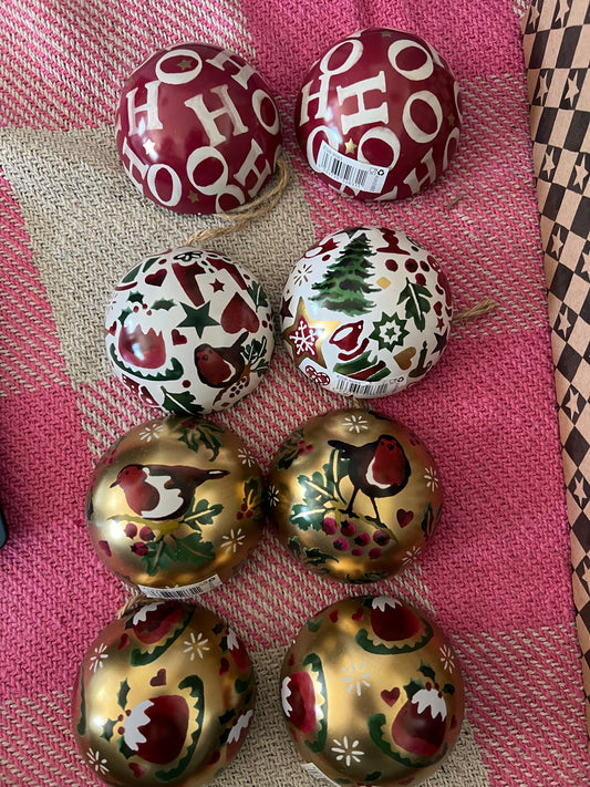 Emma Bridgewater Christmas Baubles