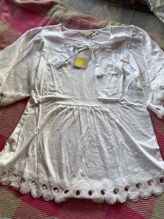 Boden White Beach Coverup