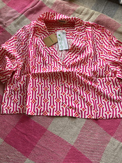 Boden Pink Crop Top