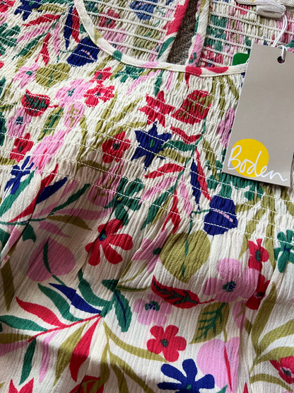 Boden Light Floral Top