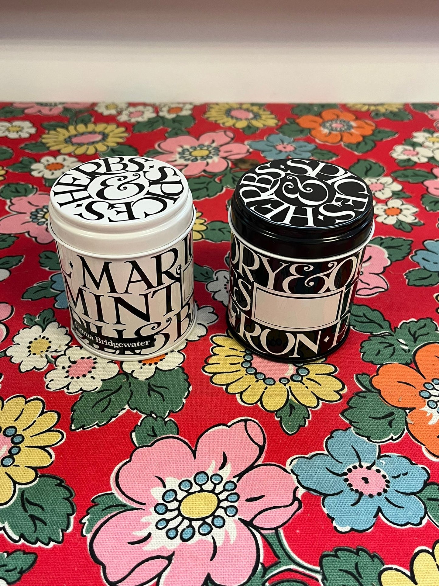 Emma Bridgewater 6x Spice Tins