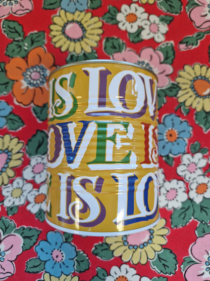 Brighter World 'Love is Love' Paint Tin