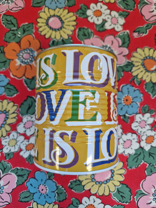 Brighter World 'Love is Love' Paint Tin