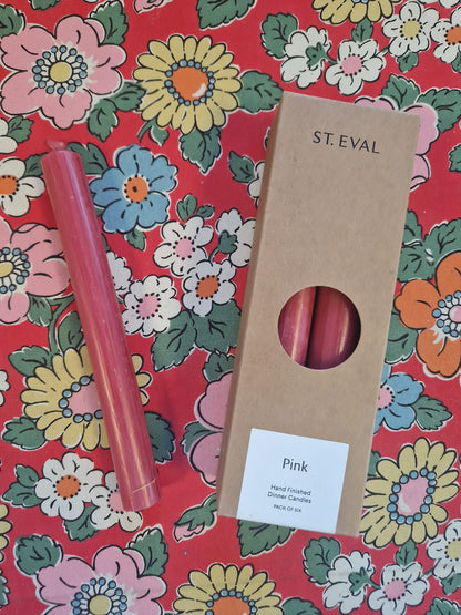 St Eval Dinner Candles (Pack of 6)