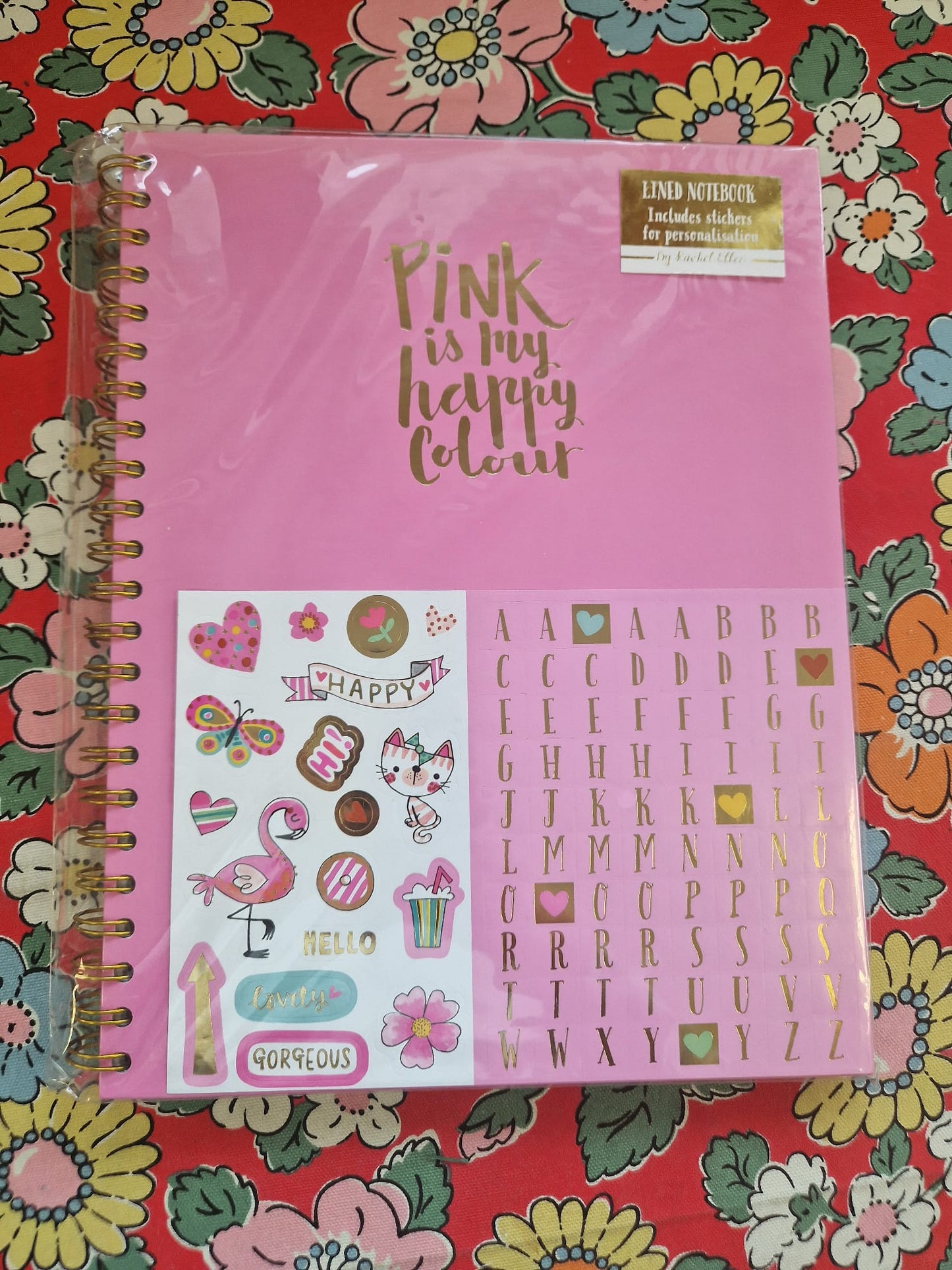 Rachel Ellen Lined A4 Notebook