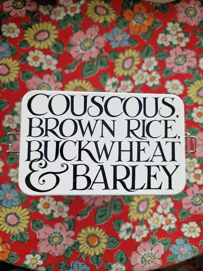 Emma Bridgewater Black Toast Rectangular Clip Tin