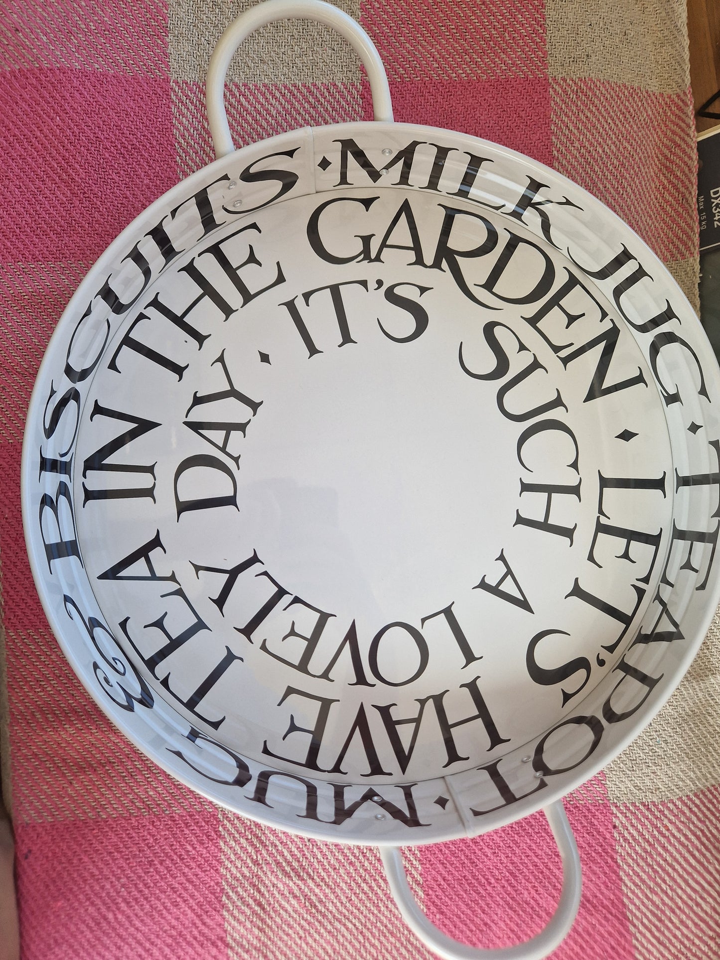 Emma Bridgewater Circular Serving Tray w/ Handles