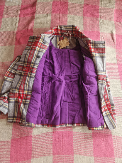 Johnnie B Grey Tartan Jacket