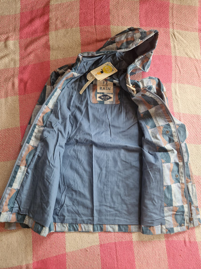 Sea Salt Blue Raincoat